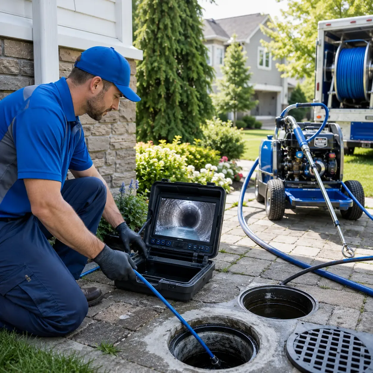 Outdoor drain cleaning professionals serving Bourg, LA